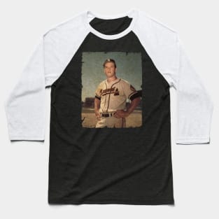 Eddie Mathews - Navy (Korean War) Baseball T-Shirt